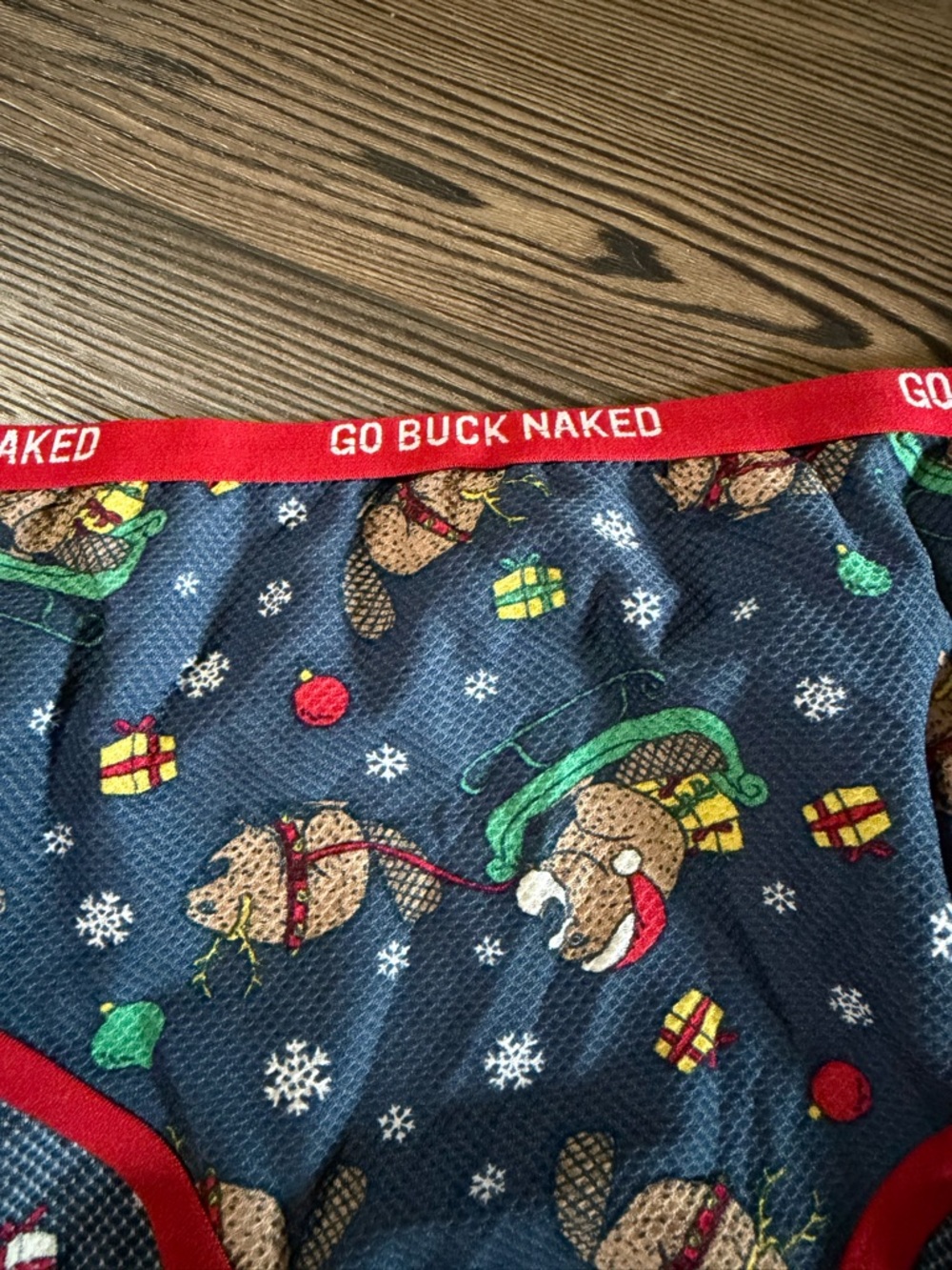 NWOT- Duluth Trading High Cut Christmas Undies - set of 3 - Picture 3 of 8